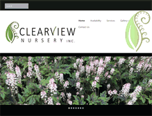 Tablet Screenshot of clearviewplants.com